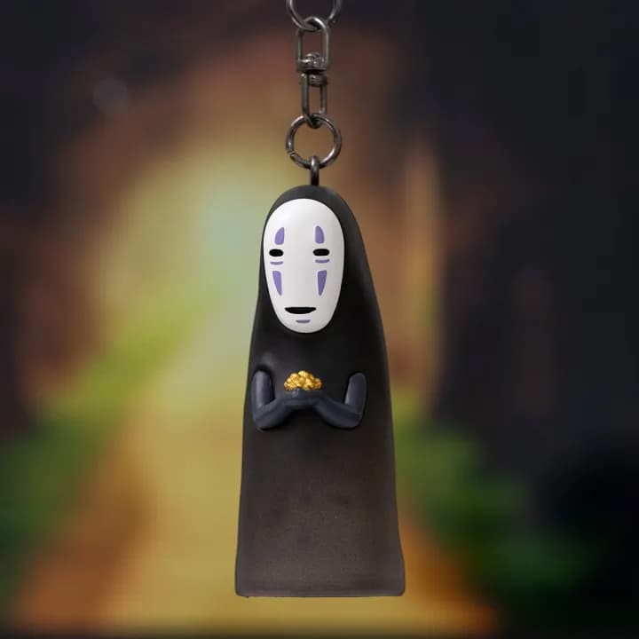 No Face w/ Gold Dust 3D Keychain