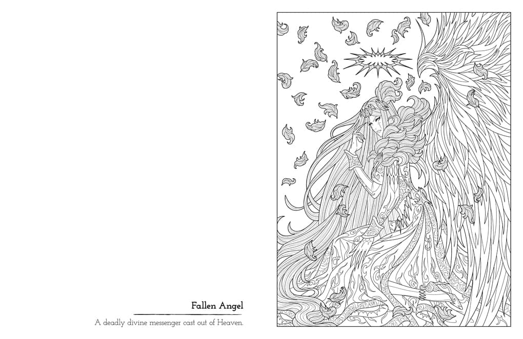 Dark Fairies - A Cursed Colouring Experience