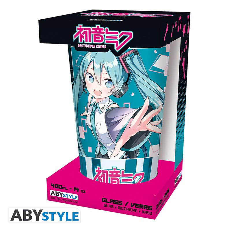 Hatsune Miku Musical City Large Glass 400 ml