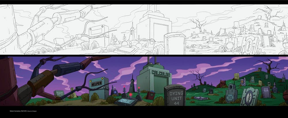 Art of Futurama a Visual History of Matt Groening's Cult Classic Animated Series