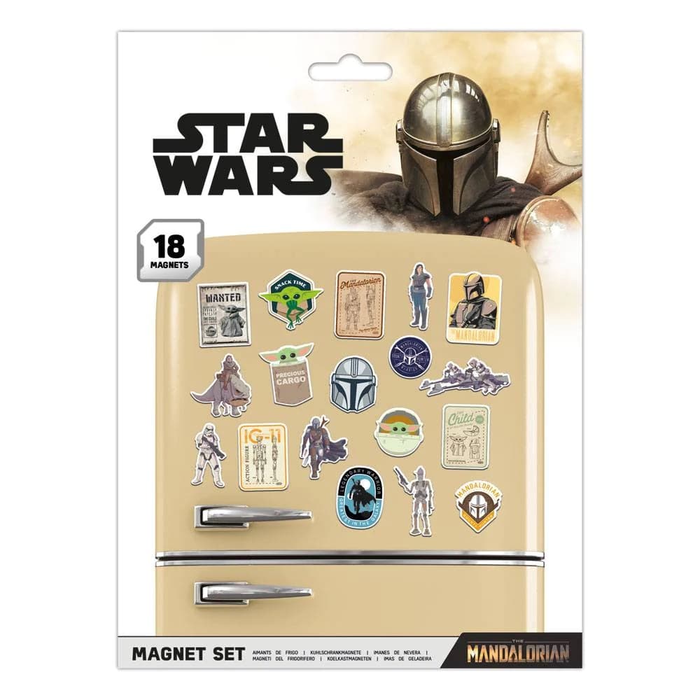 The Mandalorian Bounty Hunter Magnet Set