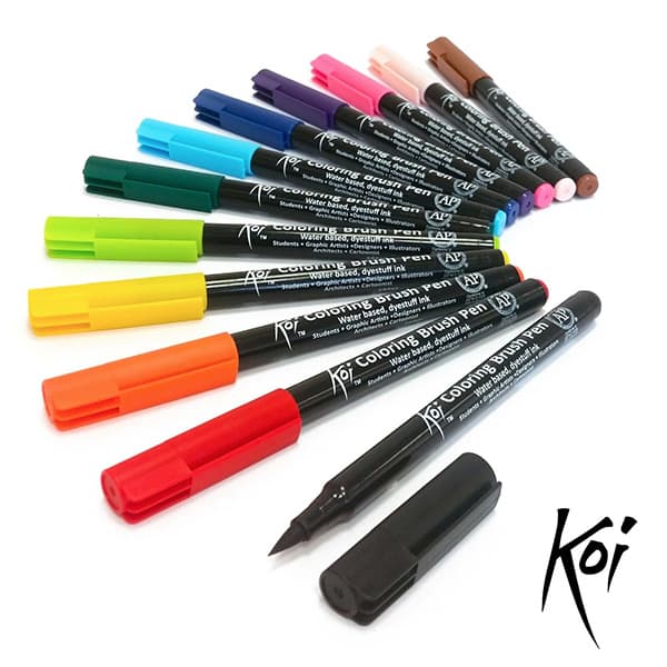 Koi Color Brush Set 12
