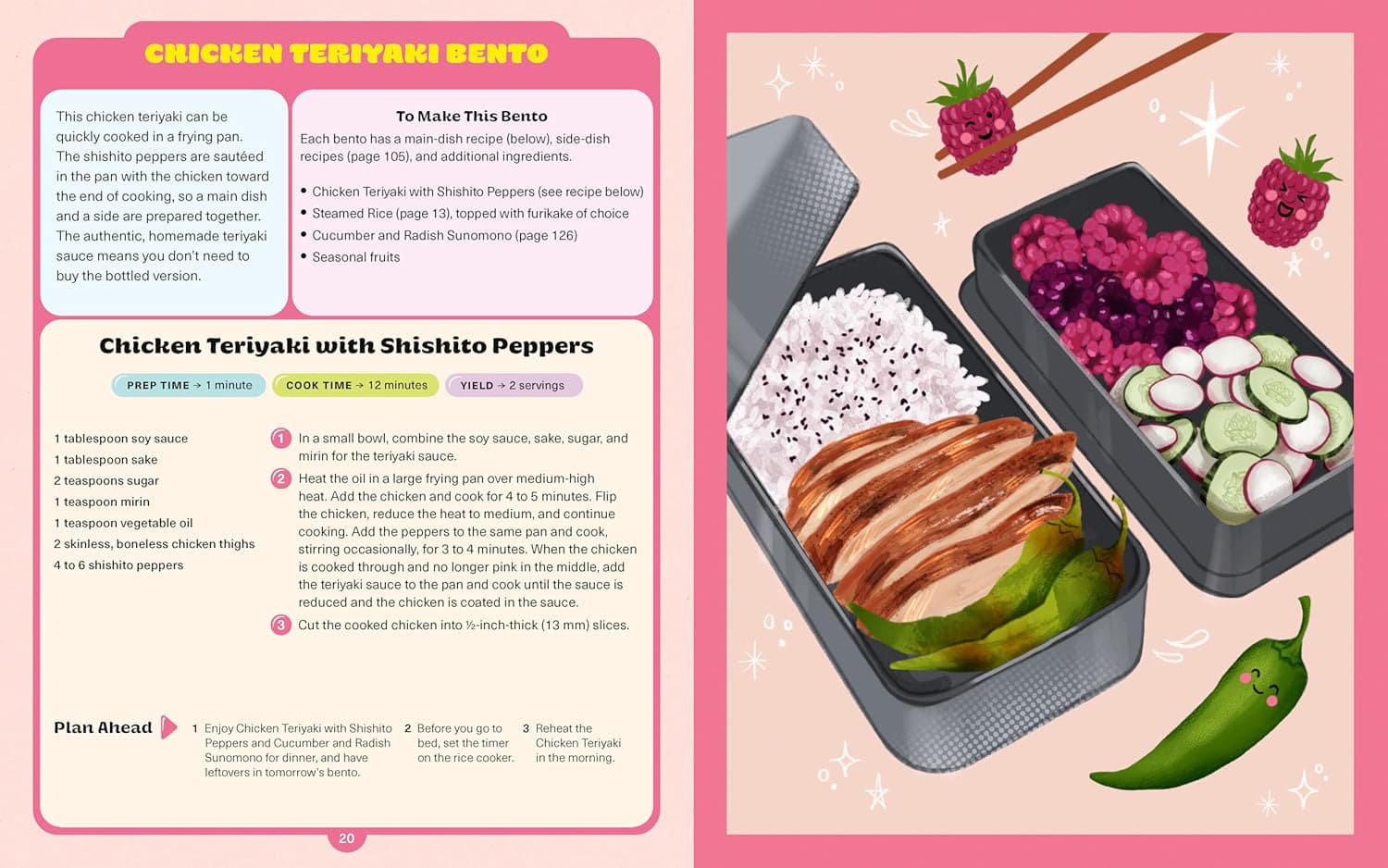 Kawaii Café Bento Classic and Fun Bentos to Make at Home