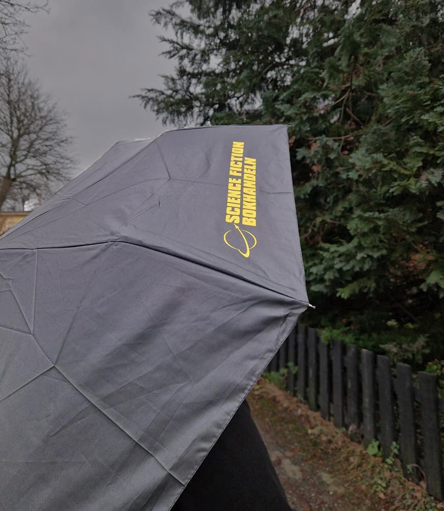 SF-Bokhandeln Loggo Paraply - Hopfällbart