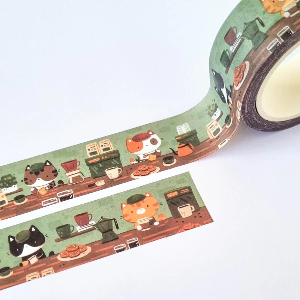 Washi Tape - Cat Café