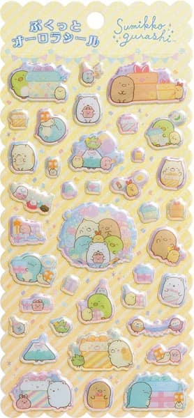 Puffy Stickers: Sumikko Gifts Yellow