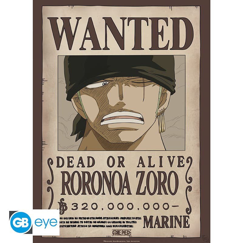 Wanted - Zoro & Sanji Set 2 Chibi Posters