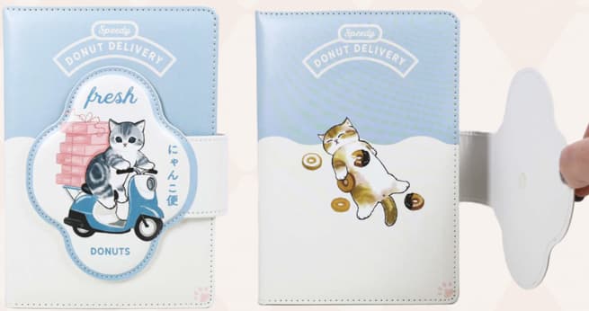 Mofusand Padded Notebook w/ Magnetic Strap