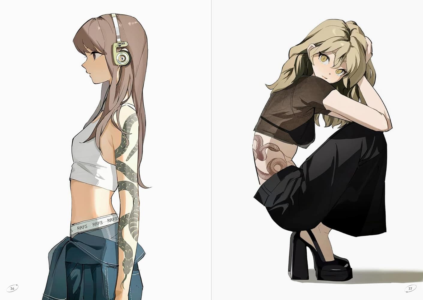 Yukina Artworks & Fashion Sketch