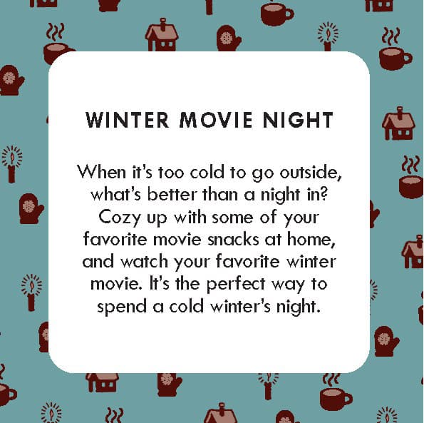 Cozy Days - 50 Fun Activities for Cold Weather