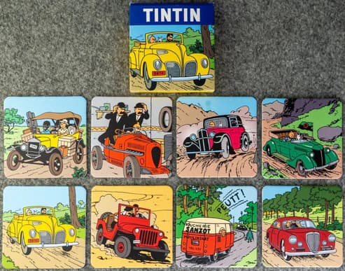 Coaster Set 8 st - Bilar