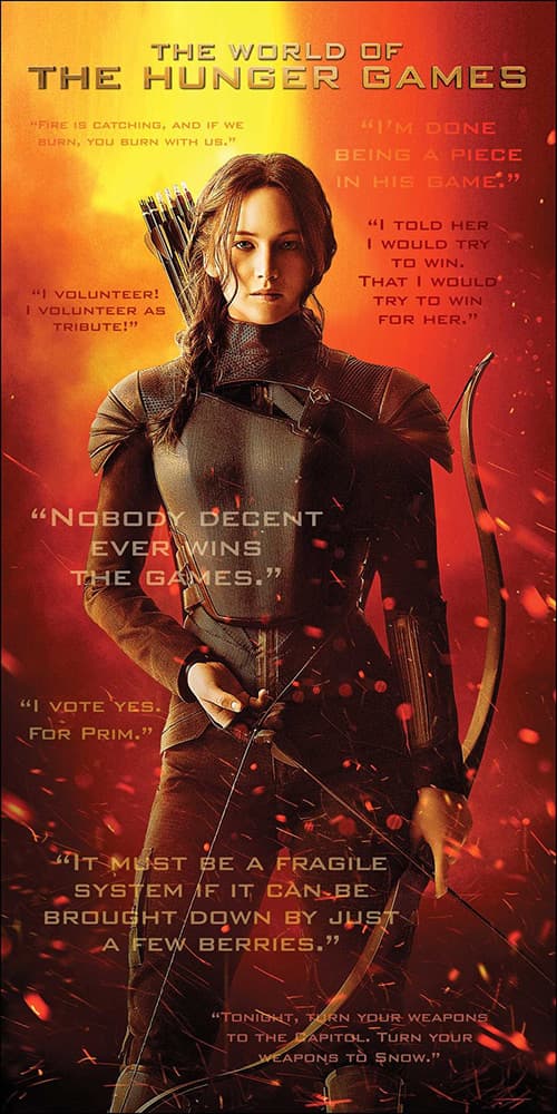 World of The Hunger Games 2027 Wall Calendar
