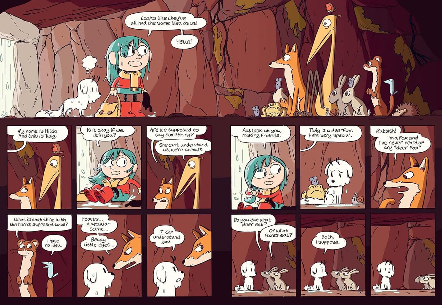 Hilda & Twig: Hide from the Rain