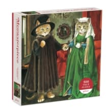 Arnolfini Marriage Meowsterpiece 500 Piece Puzzle