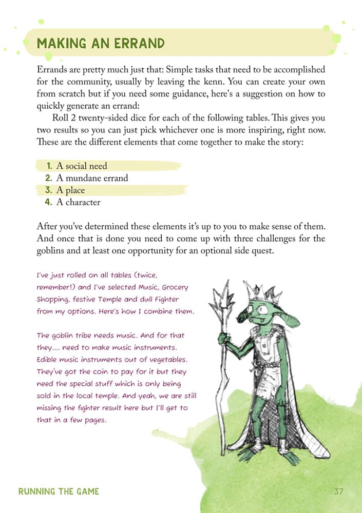 Goblin Errands RPG