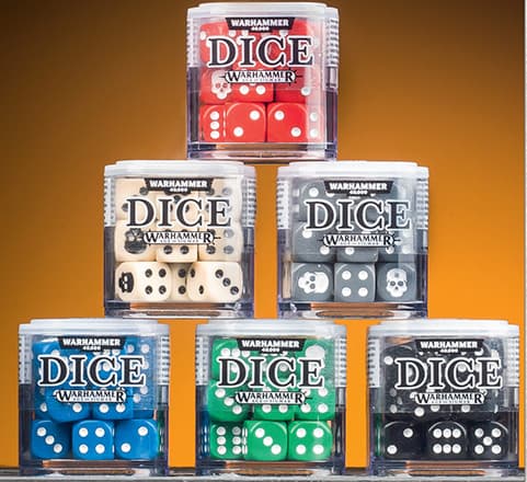 Warhammer Colour Dice Cube