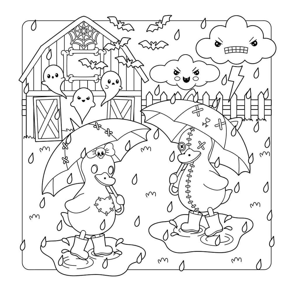 The Creepy Cute Creatures Coloring Book