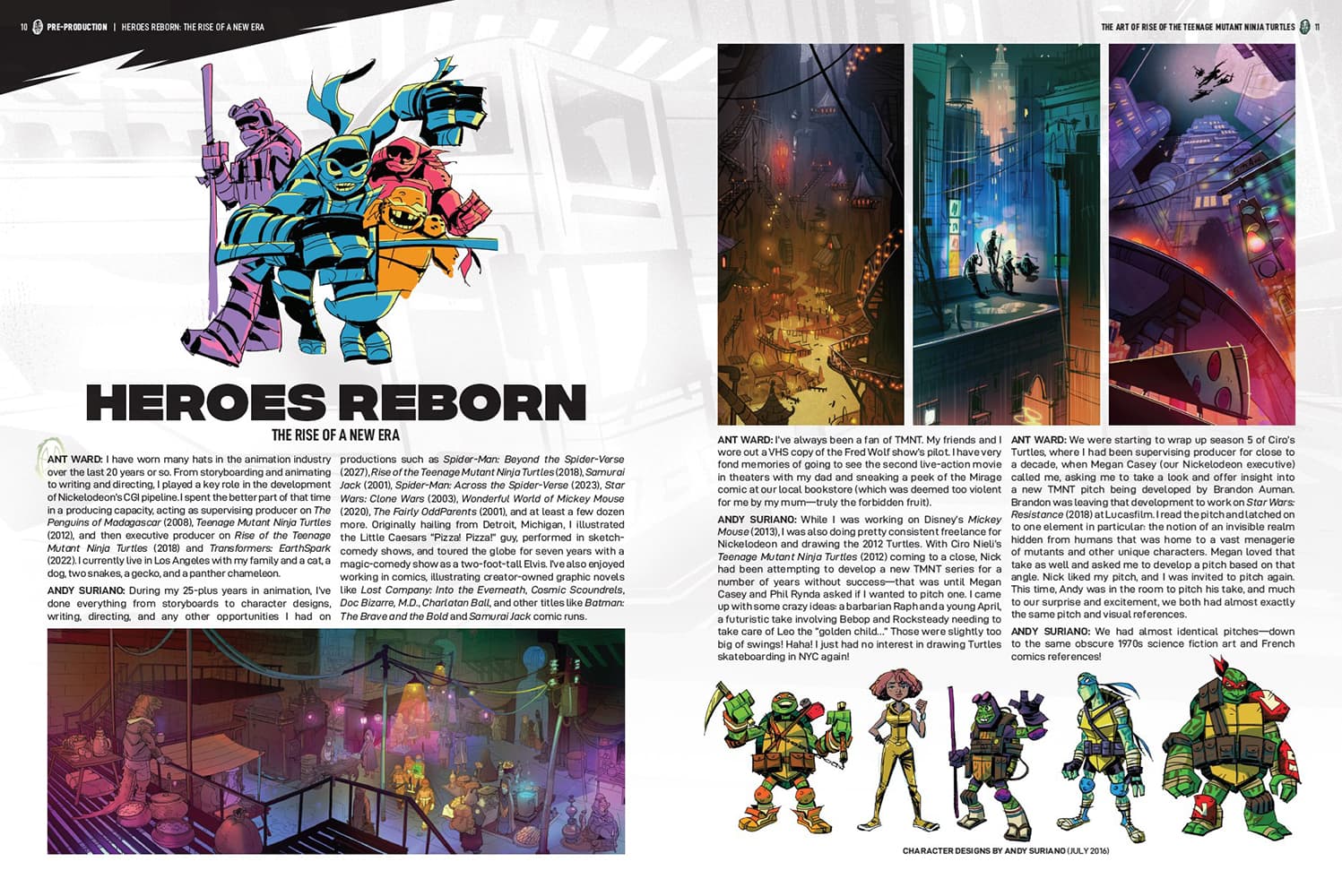 The Art of Rise of The Teenage Mutant Ninja Turtles
