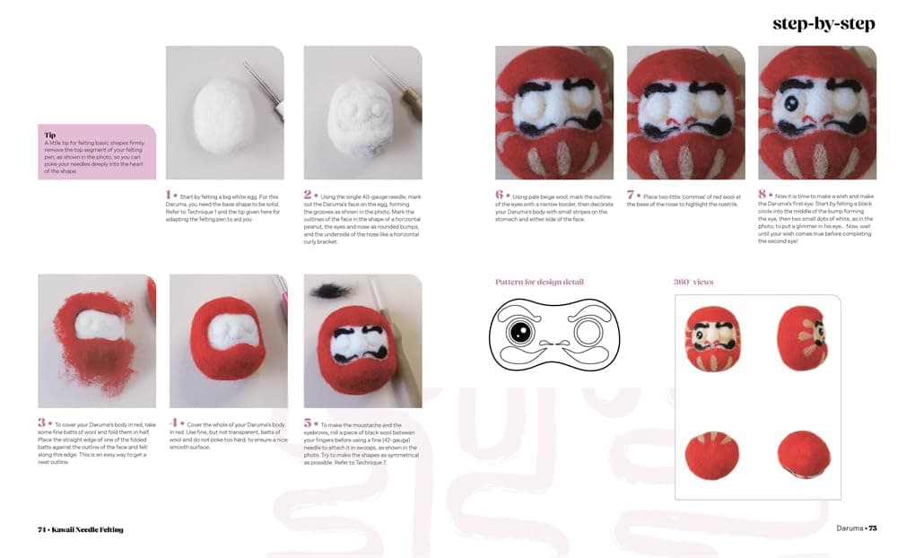 Kawaii Needle Felting: Felt 20 good luck charms from around the world