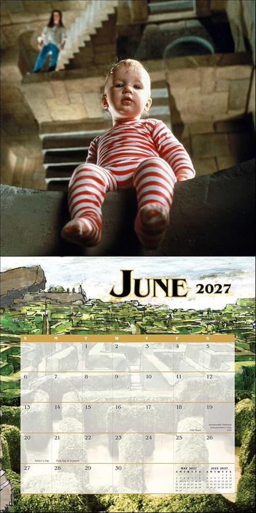 Jim Henson's Labyrinth 2027 Wall Calendar