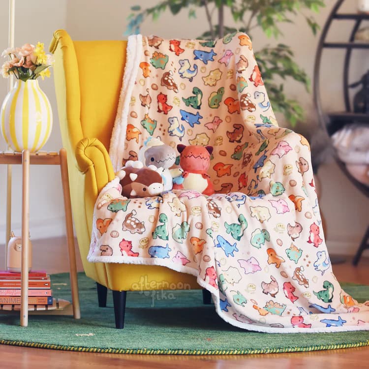 Prehistoric Pals Blanket 150 x 200 cm