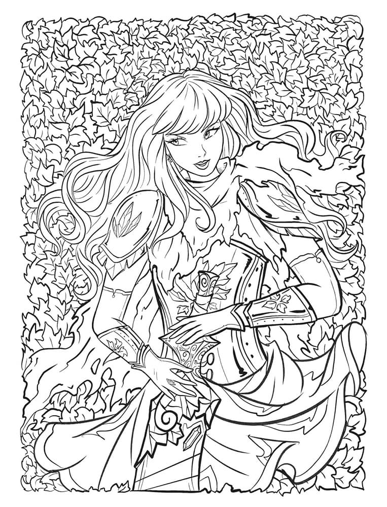 The Knights of Tayrealm Coloring Book