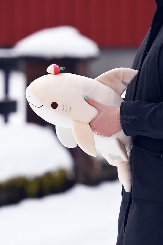 Greta the Great White Choco Shark Plush 50 cm