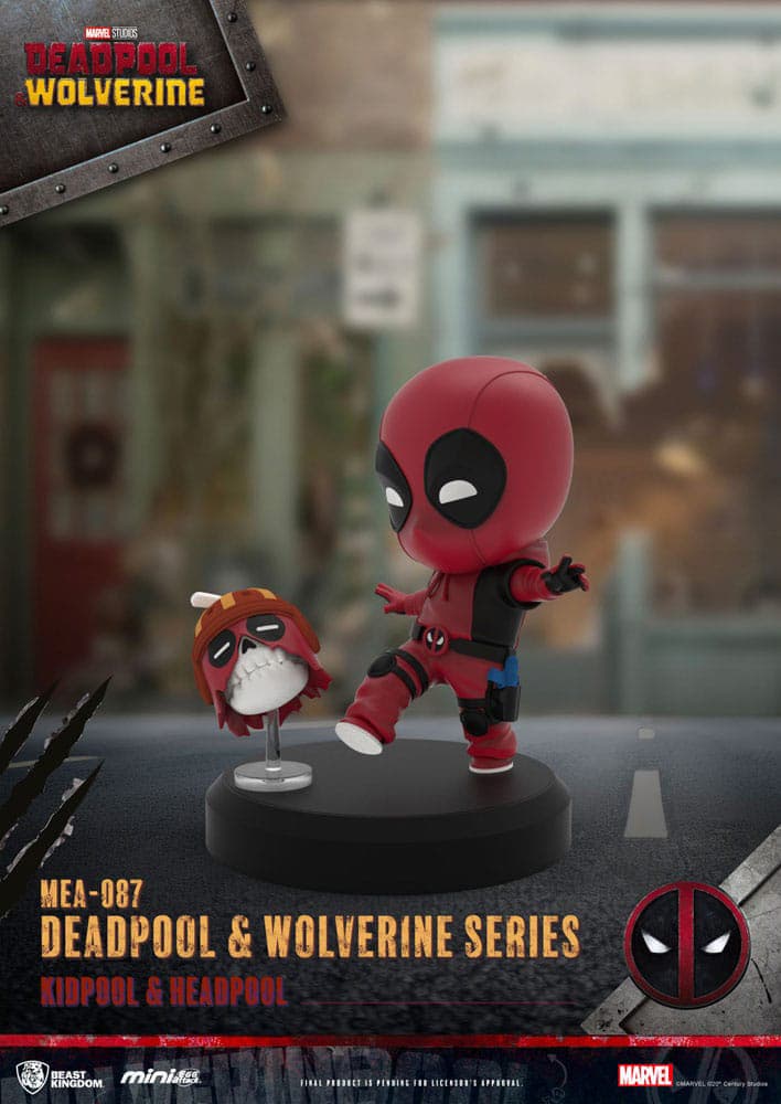 Deadpool & Wolverine Series Mini Egg Attack Figures 8 cm