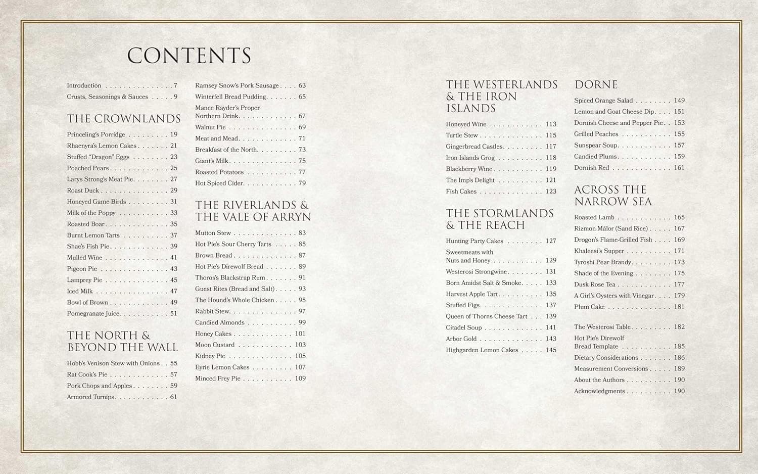 Official Westeros Cookbook: Recipes from Game of Thrones and House of the Dragon
