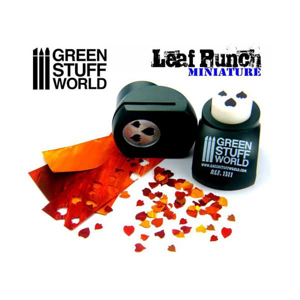 Miniature Leaf Punch DARK GREEN