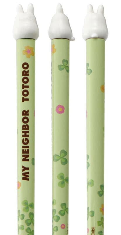 Totoro Wooden Chopsticks w/ Mascot Toppers 21 cm