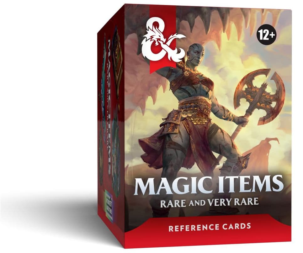 D&D Reference Cards: Magic Items (Rare and Very Rare)