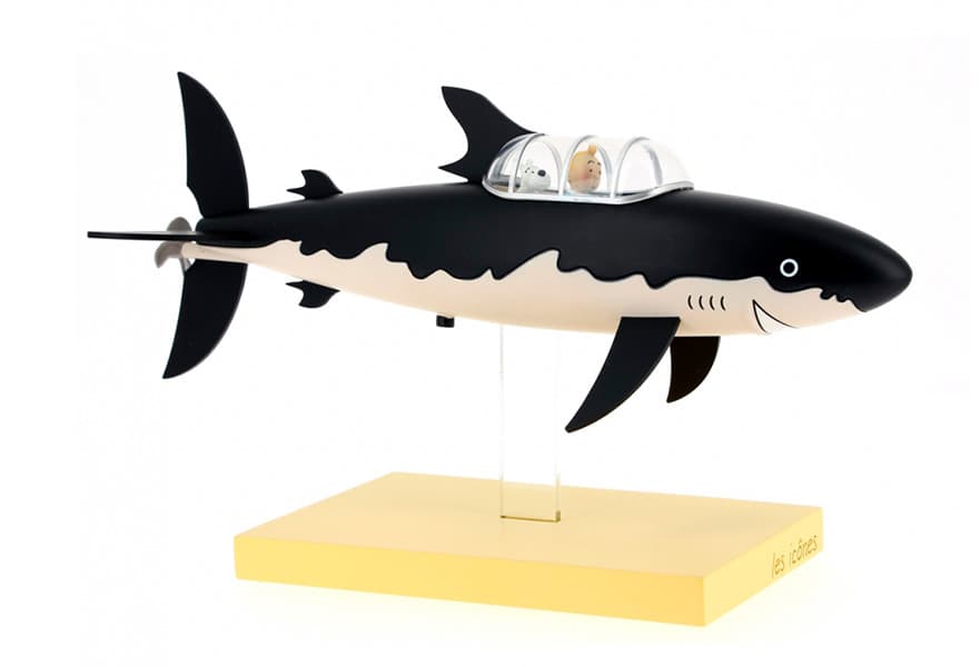 Samlarfigur - Hajubåt 27cm