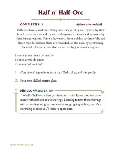 Düngeonmeister: 75 Epic RPG Cocktail Recipes