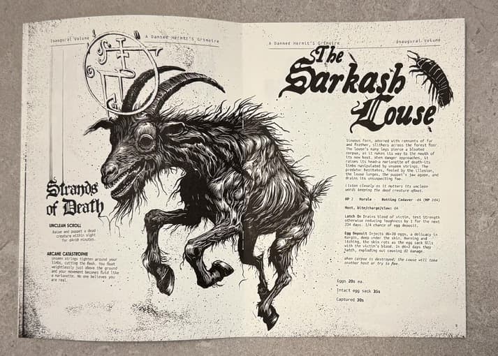 A Damned Hermit's Grimoire