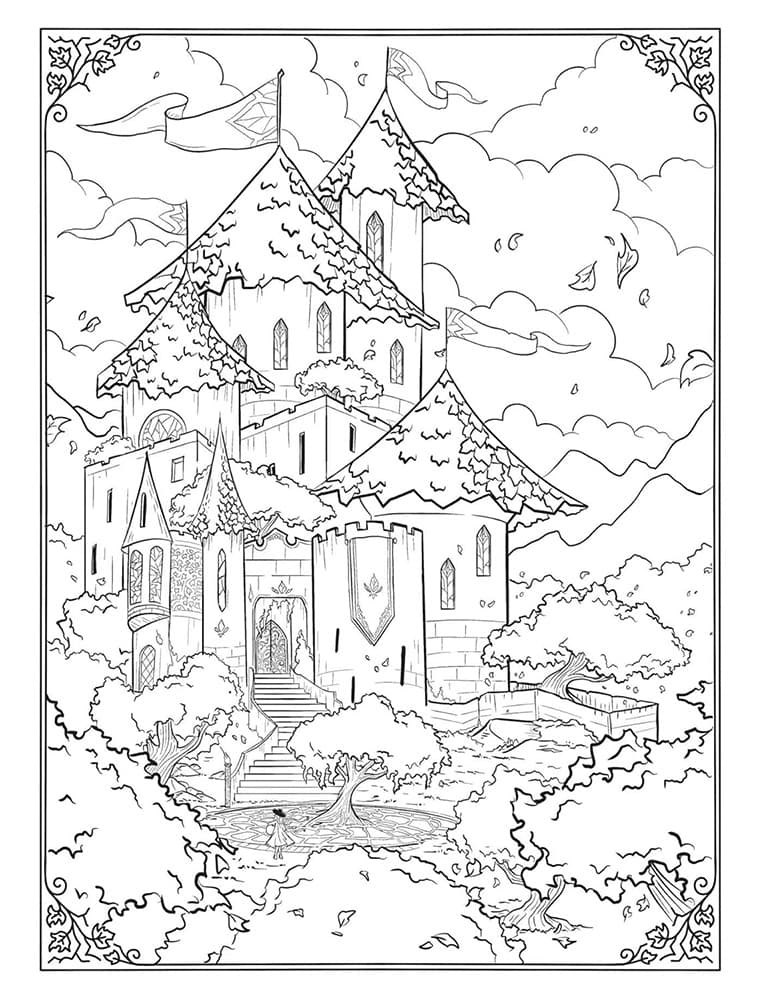 The Knights of Tayrealm Coloring Book