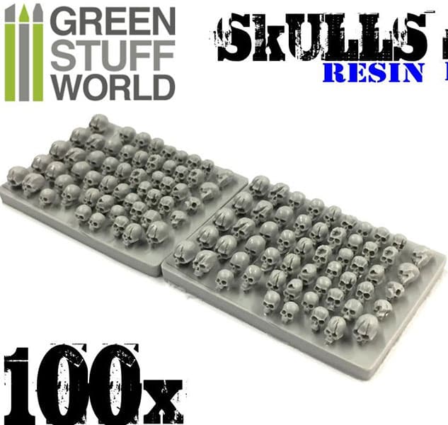 100x Resin Skulls