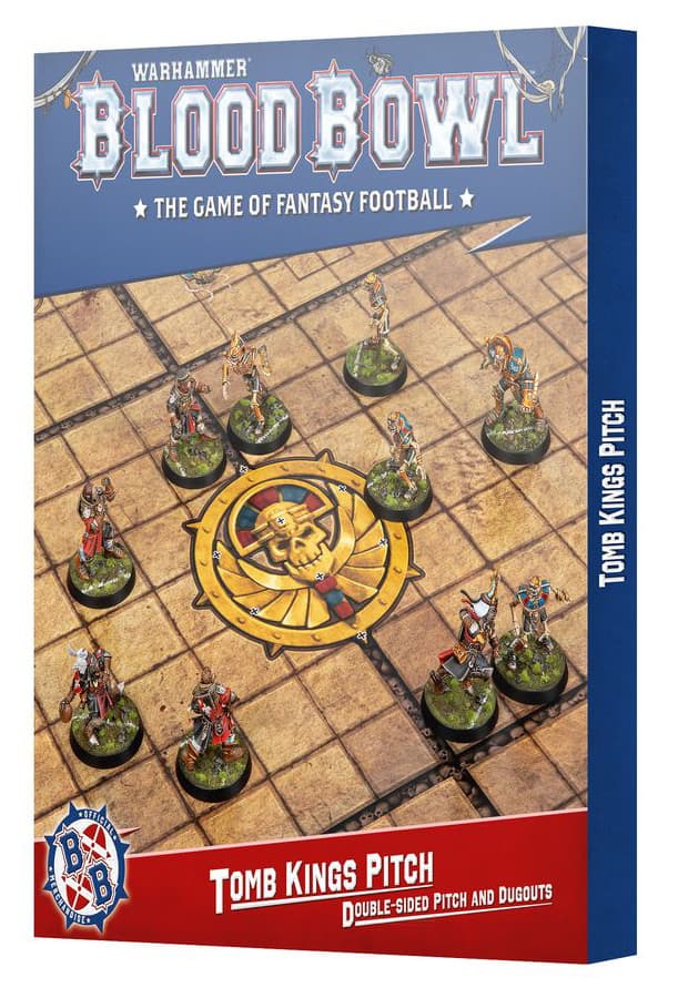 Tomb Kings Team Pitch & Dugouts