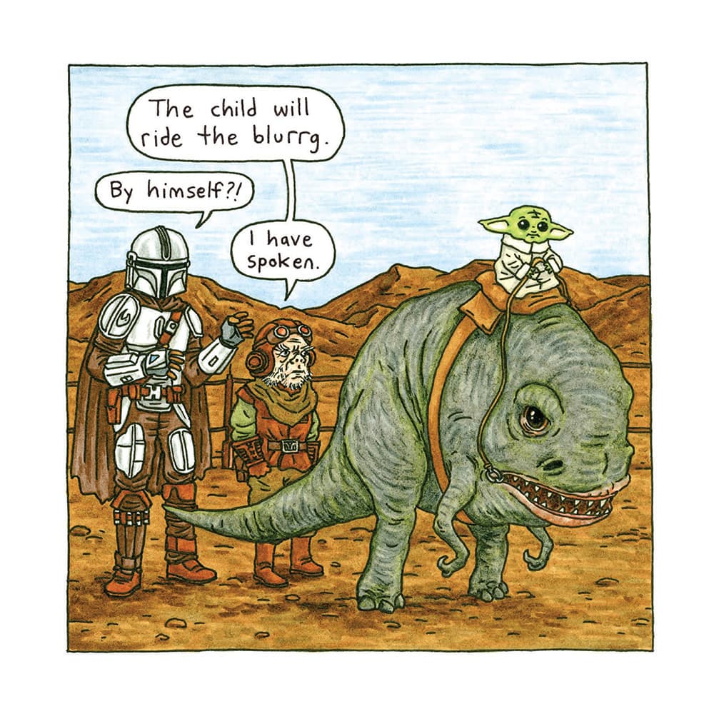Mandalorian and Child 2027 Wall Calendar