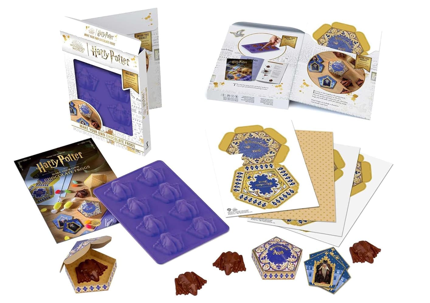 Harry Potter: Make Your Own Chocolate Frogs: Silicone Mold Set