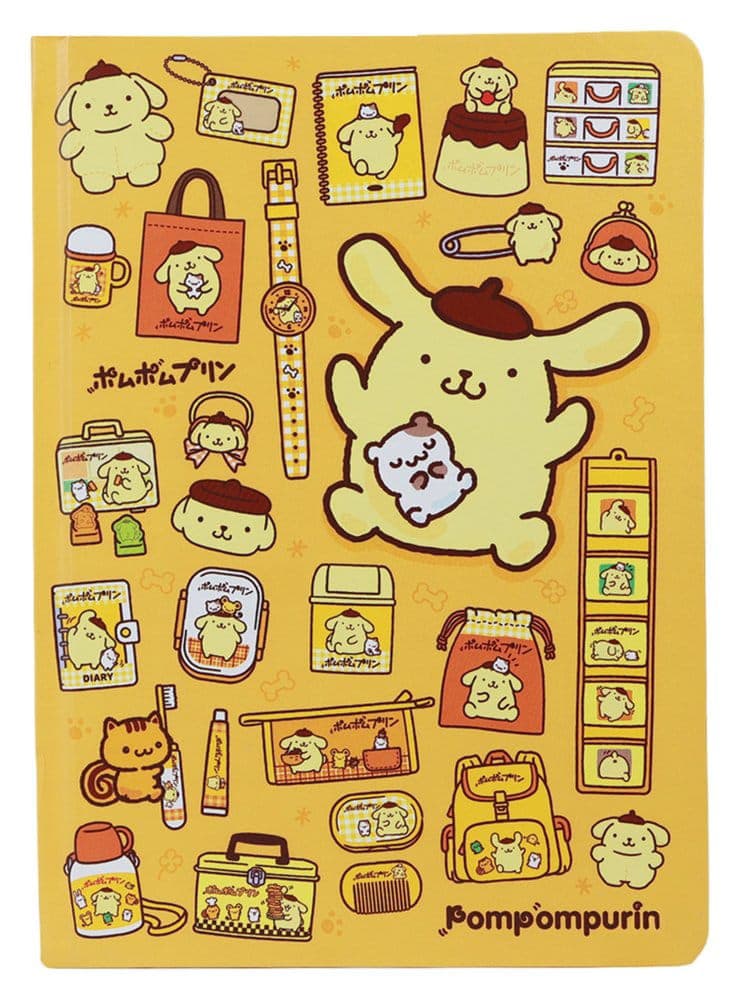 Pom Pom Purin A5 Casebound Notebook
