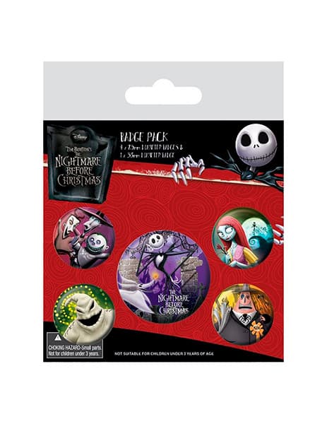 Characters Pin Badges 5-Pack