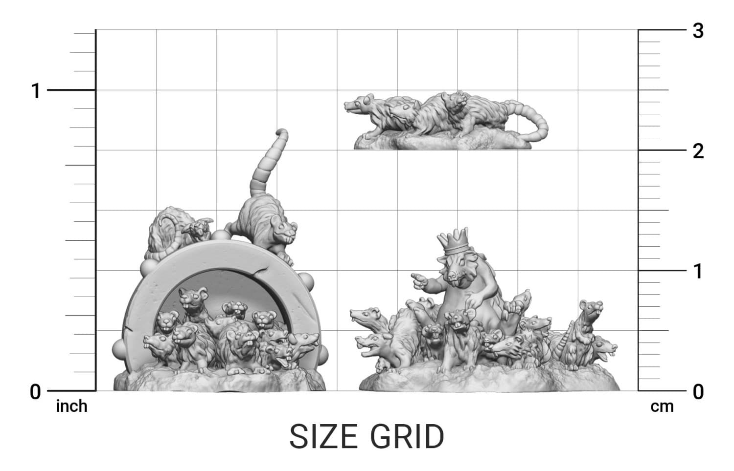 Resin Swarm of Rats