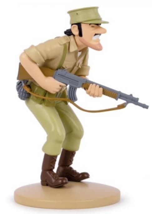 Figur 12 cm resin Alcazar i uniform