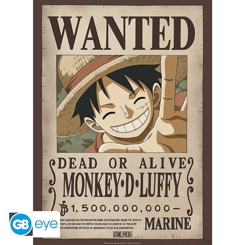 Wanted - Luffy & Ace Set 2 Chibi Posters