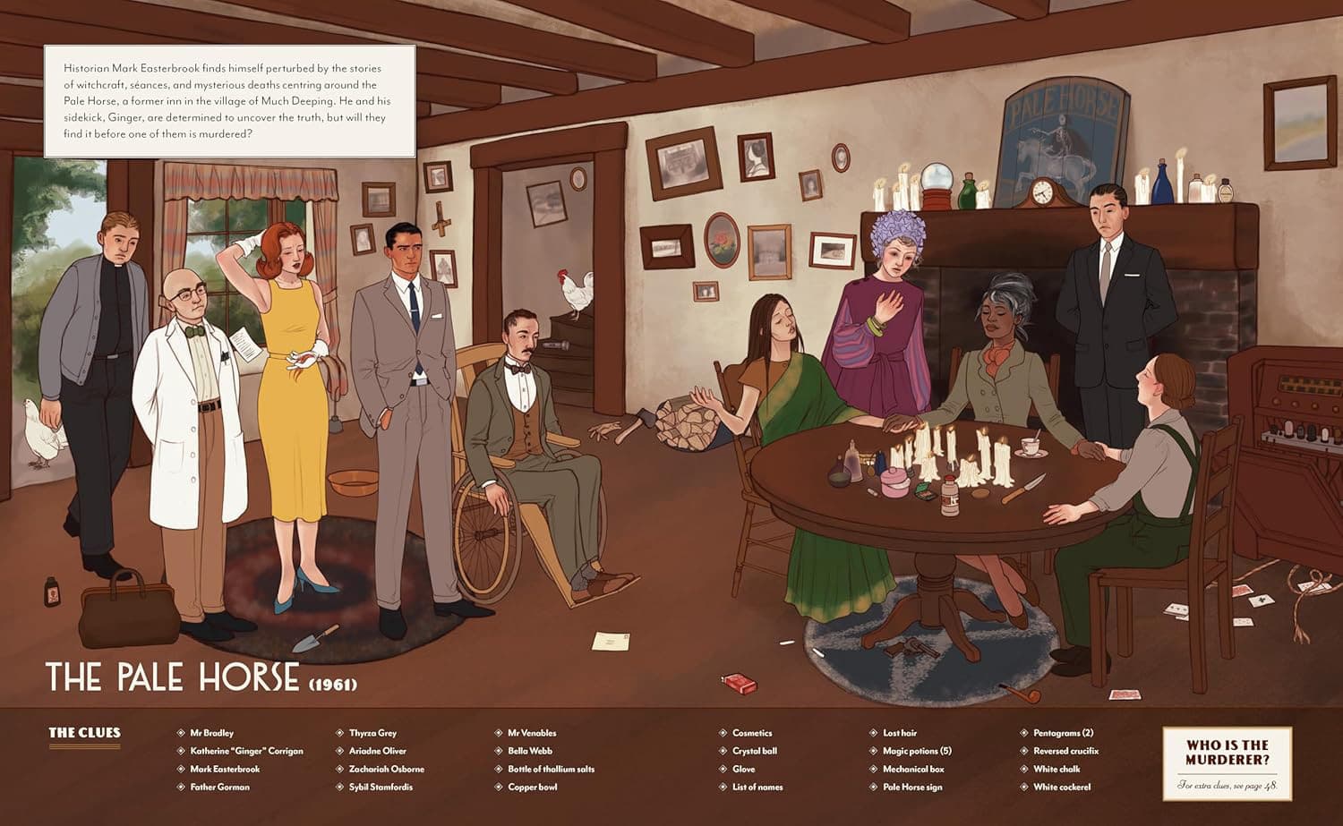 Agatha Christie Seek-and-Find: Find Clues and Criminals in 20 Classic Mysteries!
