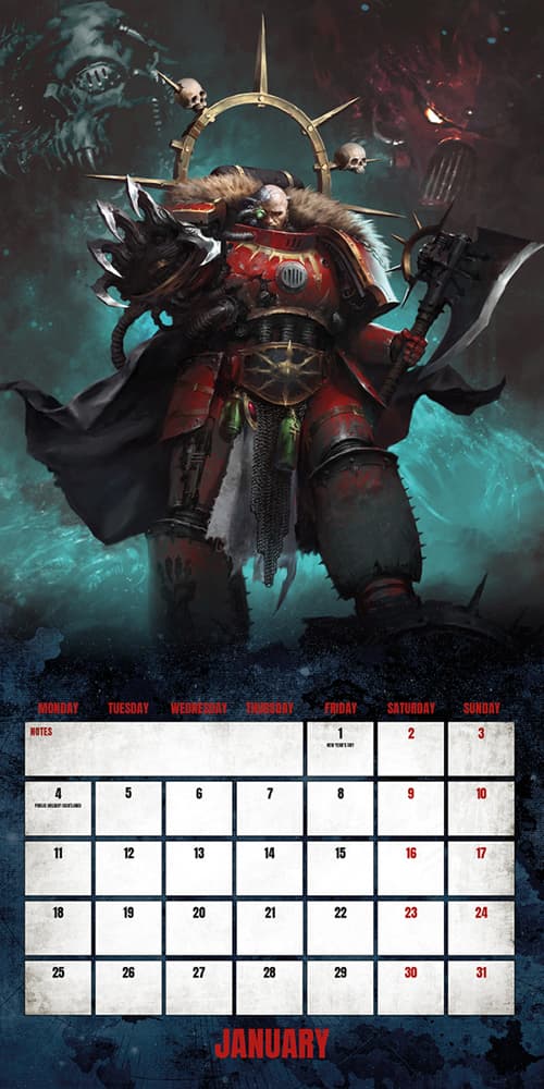 Warhammer Official 2027 Wall Calendar