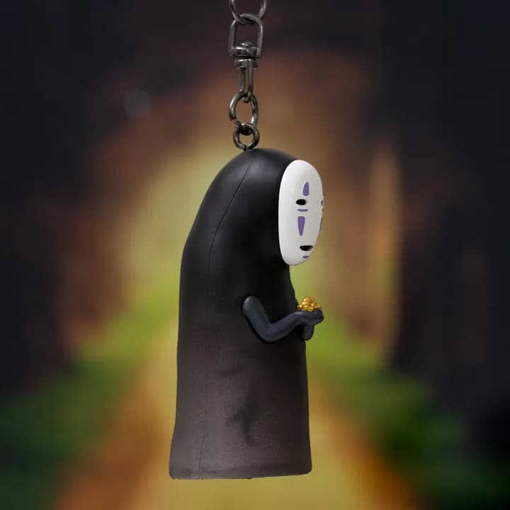 No Face w/ Gold Dust 3D Keychain