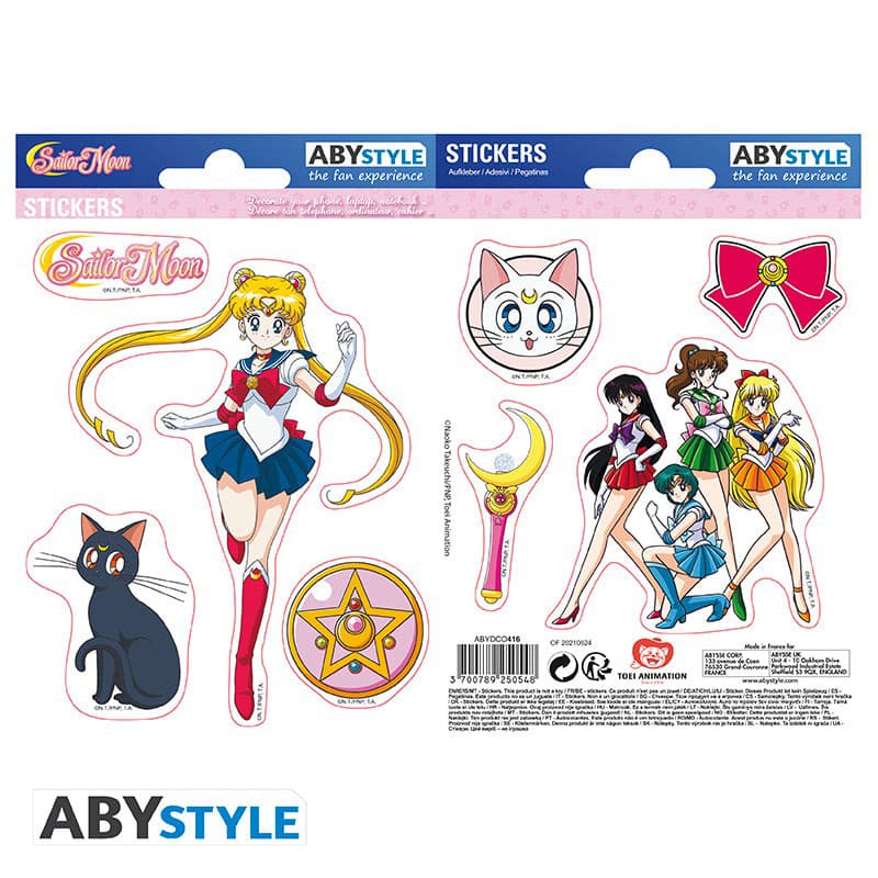 Stickers 2 sheets - Sailor Moon
