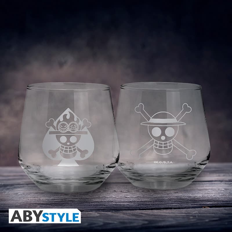 Luffy & Ace 2 Glass Set - 30 ml